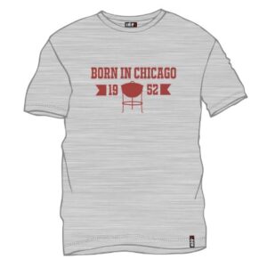 Koszulka Męska Szara "Born in Chicago"