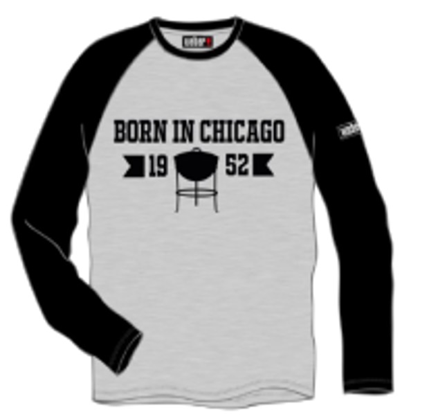 Koszulka z długim rękawem "Born in Chicago"