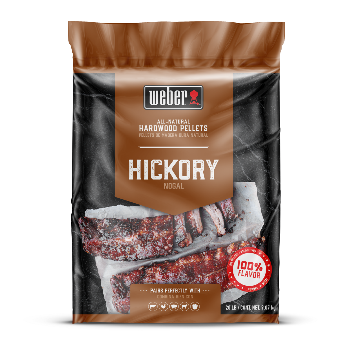 Pellet drzewny - Hickory 8 kg