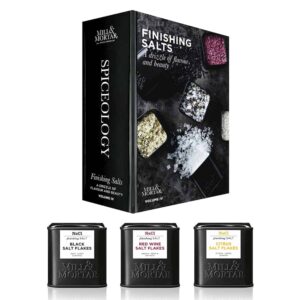 Mill & Mortar Mill & Mortar Finishing Salts – zestaw ekskluzywnych soli wykończeniowych 3 × 50 g
