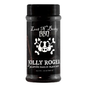 LOOT N’ BOOTY JOLLY ROGER JALAPEÑO GARLIC BLACK RUB