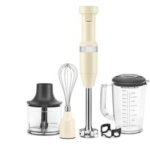 Blender ręczny KitchenAid przewodowy 5KHBV83EAC – kremowy