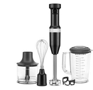 Blender ręczny KitchenAid przewodowy 5KHBV83EBM – czarny mat