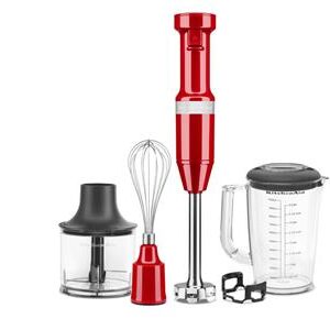 Blender ręczny KitchenAid przewodowy 5KHBV83EER – czerwony