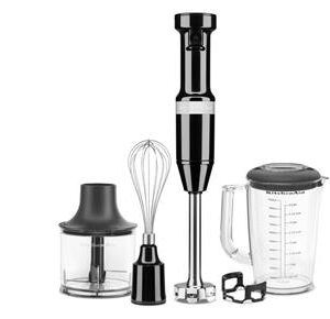 Blender ręczny KitchenAid przewodowy 5KHBV83EOB – czarny
