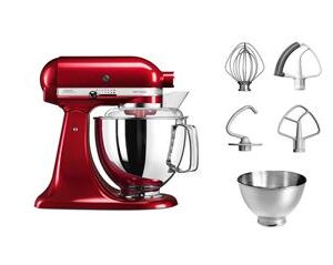 Mikser Artisan 4,8l KSM175 KitchenAid 5KSM175PSECA – czerwony karmelek
