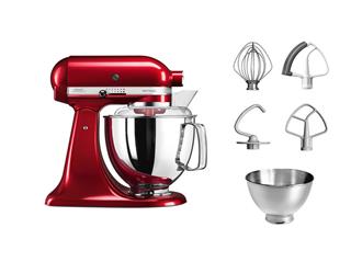 Mikser Artisan 4,8l KSM175 KitchenAid 5KSM175PSECA – czerwony karmelek