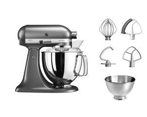 Mikser Artisan 4,8l KSM175 KitchenAid 5KSM175PSEMS – srebrzystopopielaty