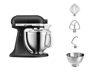 Mikser Artisan 4,8l KSM185 KitchenAid 5KSM185PSEBK – żeliwny