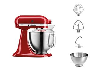 Mikser Artisan 4,8l KSM185 KitchenAid 5KSM185PSEER – czerwony