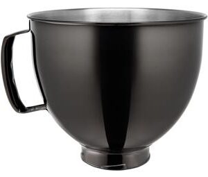 Ozdobna dzieża lśniąca czarna KitchenAid 5KSM5SSBRB