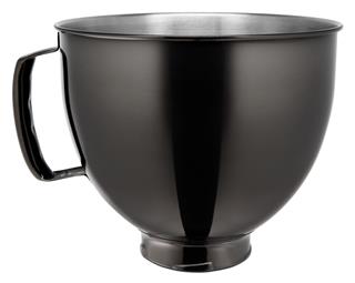 Ozdobna dzieża lśniąca czarna KitchenAid 5KSM5SSBRB