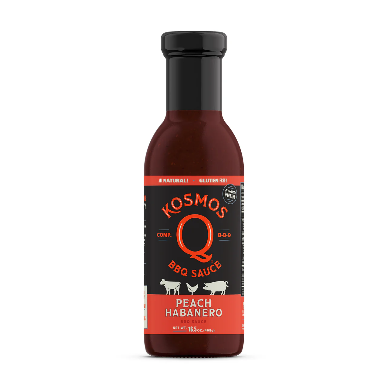 Kosmo's Q Peach Habanero BBQ Sauce
