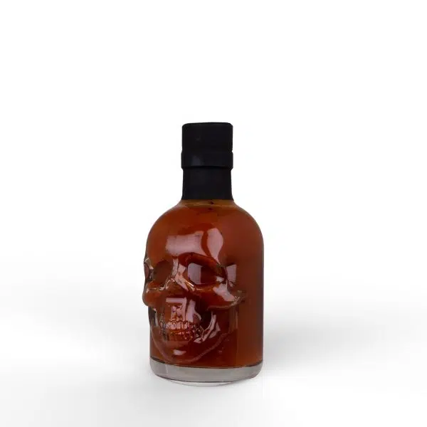 The Truffled Skull – HOT Sauce Skull Bottle MINI