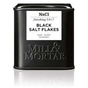 Mill & Mortar Black Salt Flakes, Spain 80g
