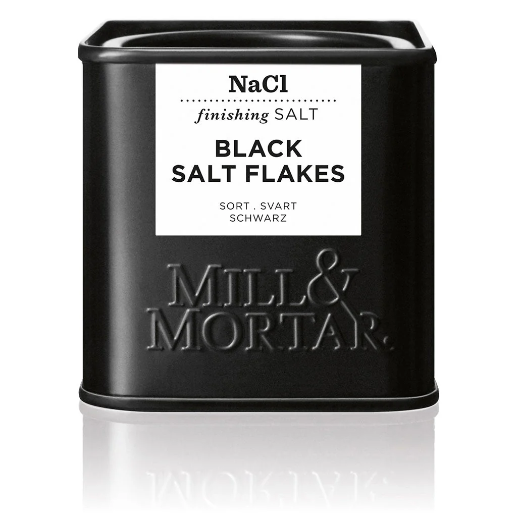 Mill & Mortar Black Salt Flakes, Spain 80g
