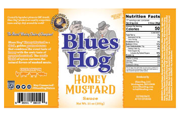 Blues Hog Honey Mustard Sauce - obrazek 2