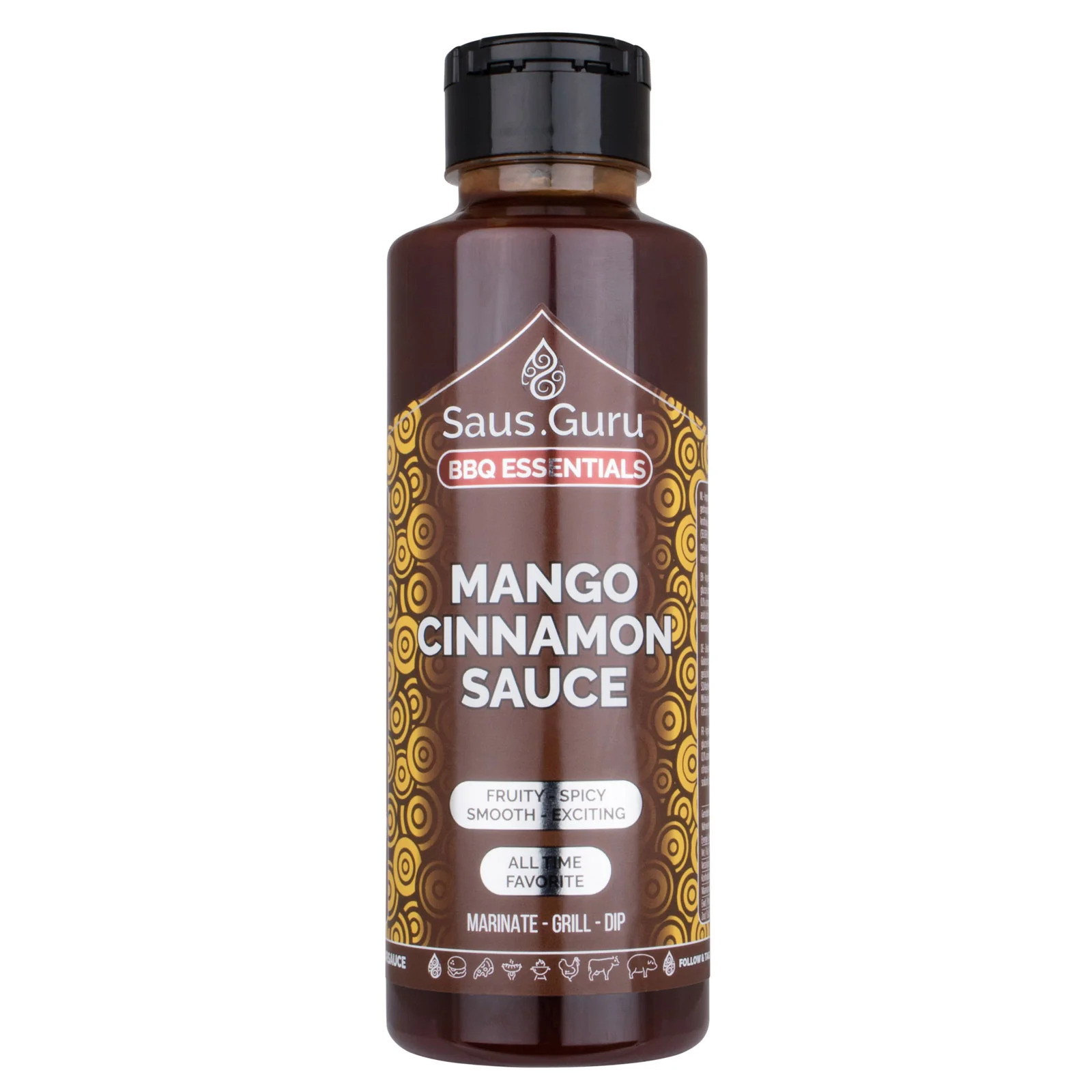 SAUS.GURU MANGO CINNAMON – BBQ SAUCE 500ml