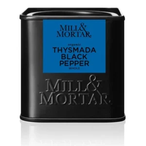 Mill & Mortar Black Pepper, whole, Sri Lanka, Organic 50g